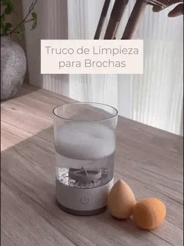 🚿 Adiós a las bacterias: brochas limpias con un solo giro
