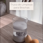 🚿 Adiós a las bacterias: brochas limpias con un solo giro