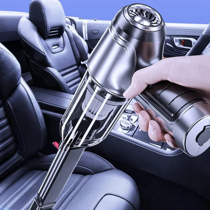 🧼 Aspira migas, polvo y pelos en segundos — ¡desde el auto hasta el sofá!