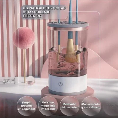 🚿 Adiós a las bacterias: brochas limpias con un solo giro