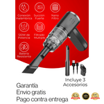 🧼 Aspira migas, polvo y pelos en segundos — ¡desde el auto hasta el sofá!