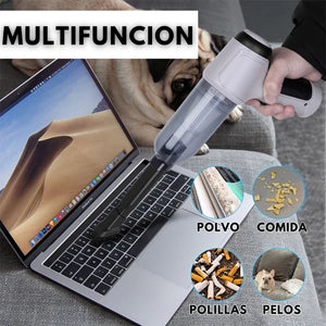 🧼 Aspira migas, polvo y pelos en segundos — ¡desde el auto hasta el sofá!
